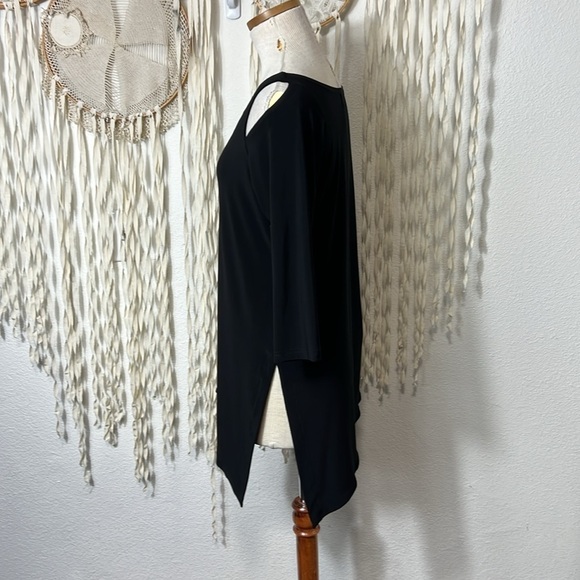 Sympli NWT Black Focus Tunic 3/4 Sleeve Size 6 - Picture 5 of 10